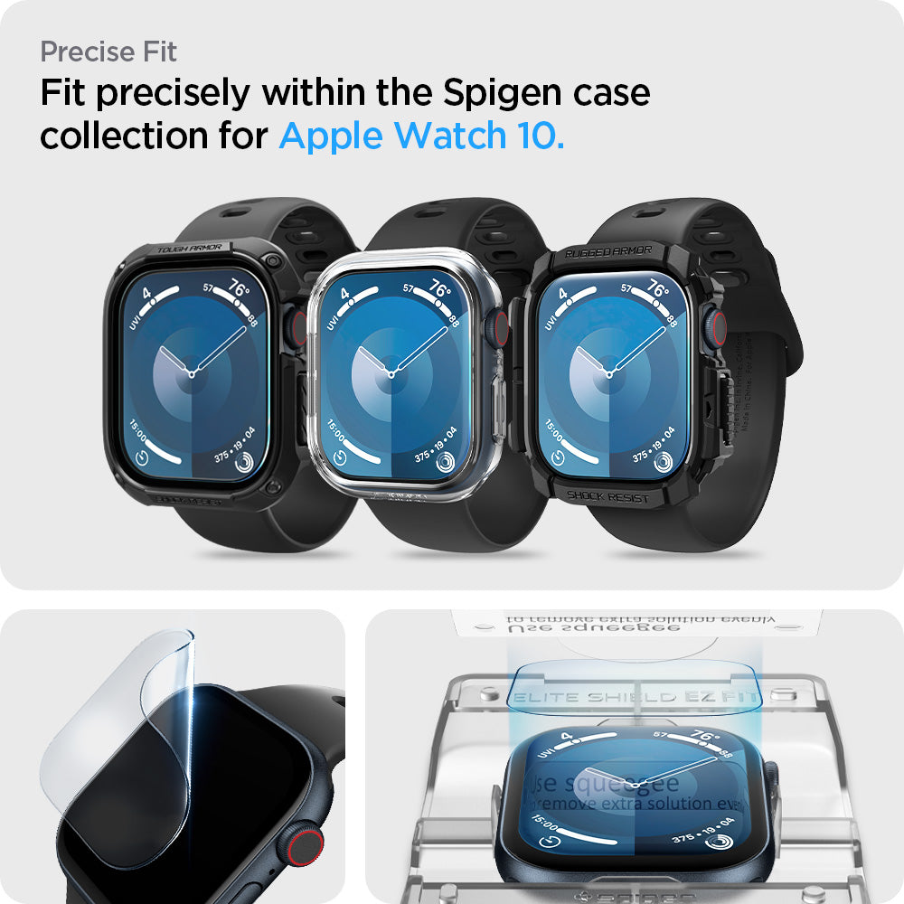 Ochranná fólie pro Apple Watch 46mm Spigen Eliteshield EZ Fit 2 ks - istyle.work