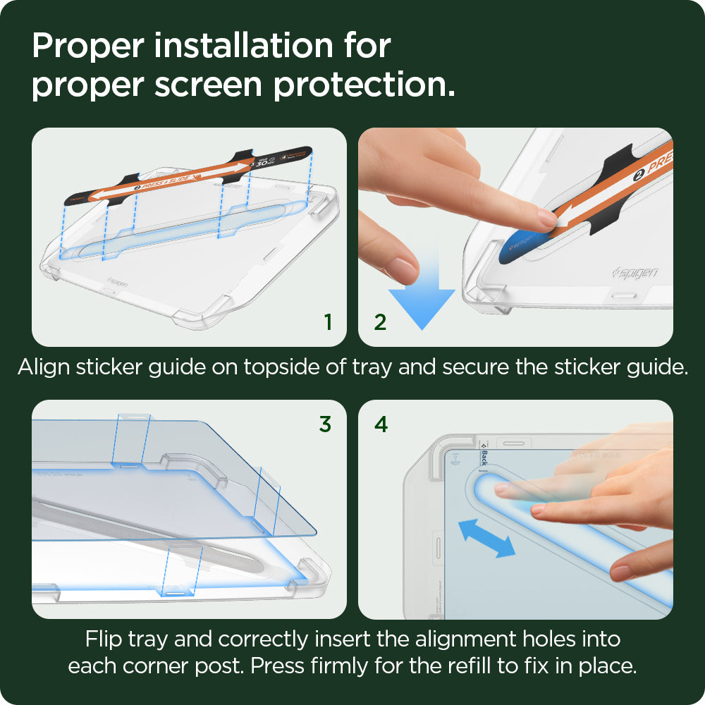 Doplňující ochranné sklo na displej Spigen Tesla EZ Fit Refill Anti Glare Screen Protector - istyle.work