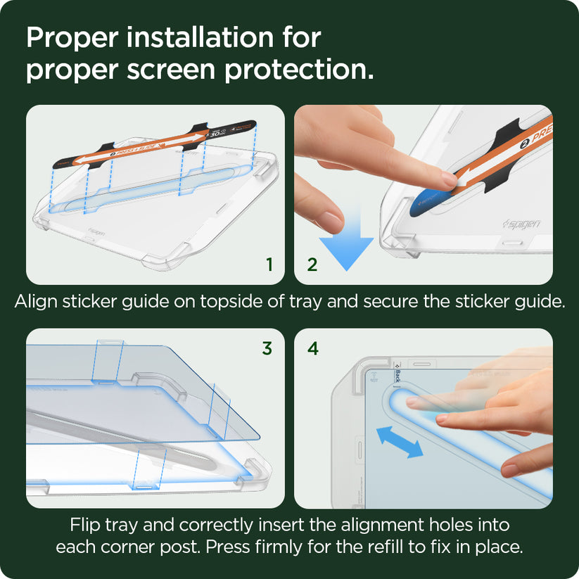 Doplňující ochranné sklo na displej Spigen Tesla EZ Fit Refill Anti Glare Screen Protector - istyle.work