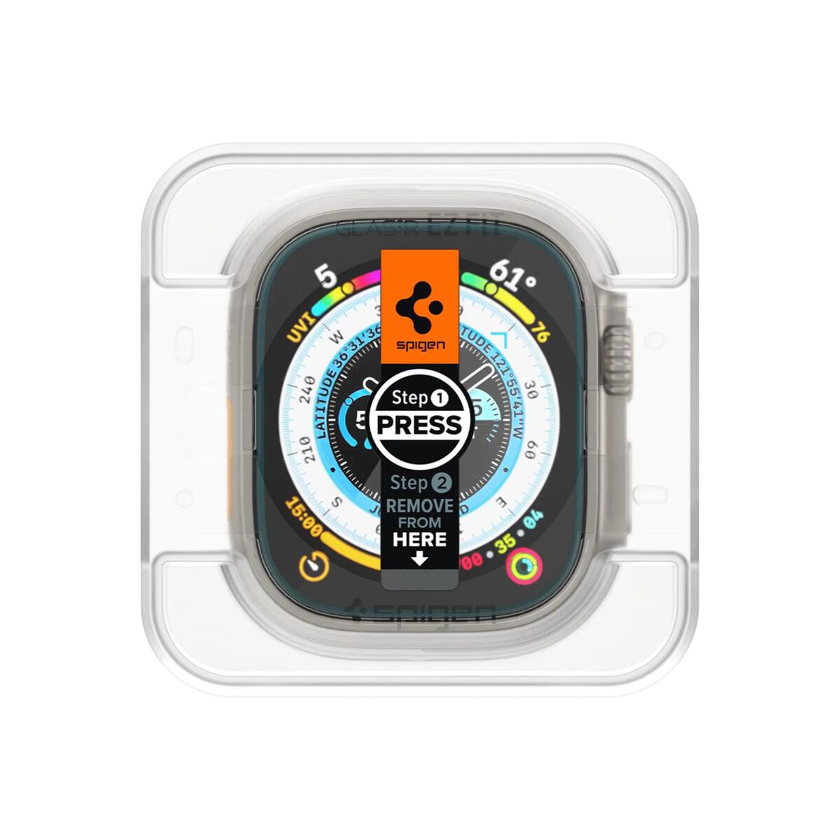 Ochranné sklo pro Apple Watch Ultra 49mm Spigen Glass EZ Fit 2 - istyle.work