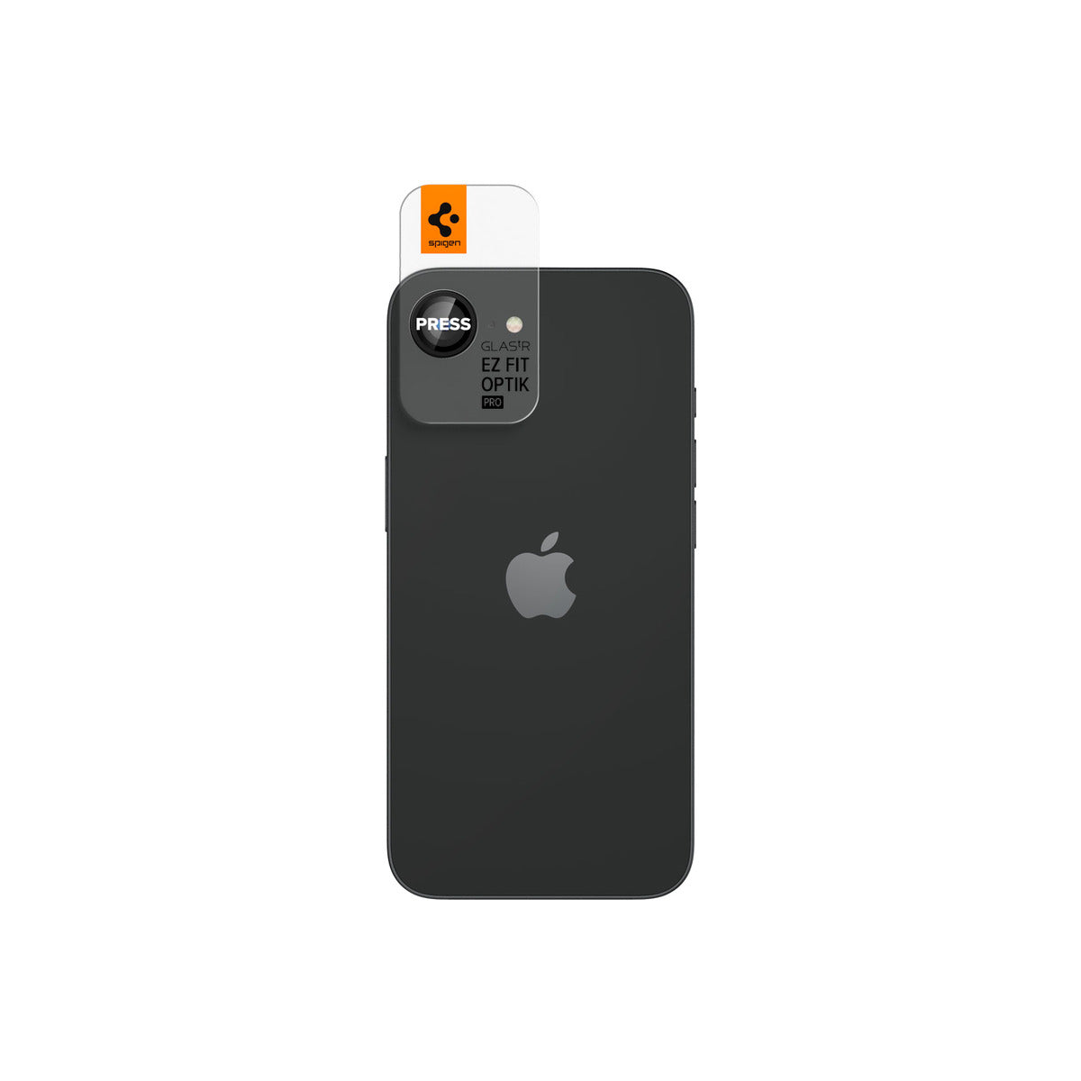 Ochranné sklo na čočku pro iPhone 16e Spigen Glass tR EZ Fit Optik Pro (2ks) - černé - istyle.work