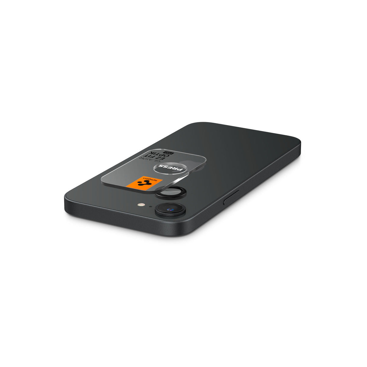 Ochranné sklo na čočku pro iPhone 16e Spigen Glass tR EZ Fit Optik Pro (2ks) - černé - istyle.work