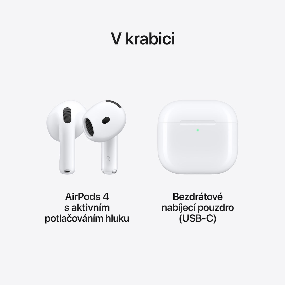AirPods 4 s aktivním potlačováním hluku (renovovaný) - istyle.work