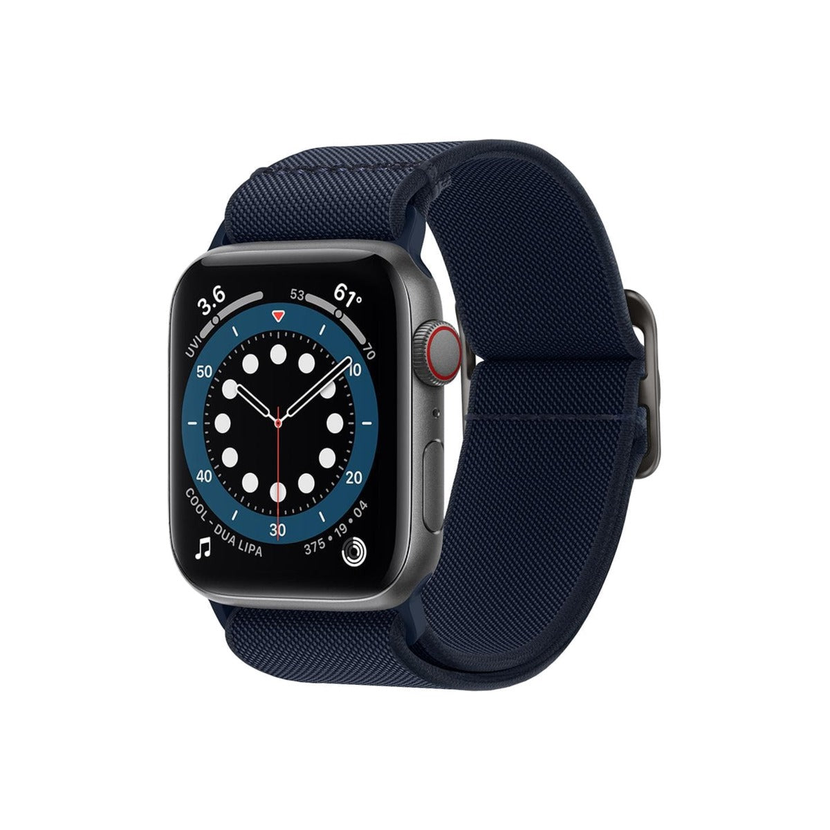 Řemínek pro Apple Watch 42/44/45/49mm Spigen Lite Fit - modrý - istyle.work
