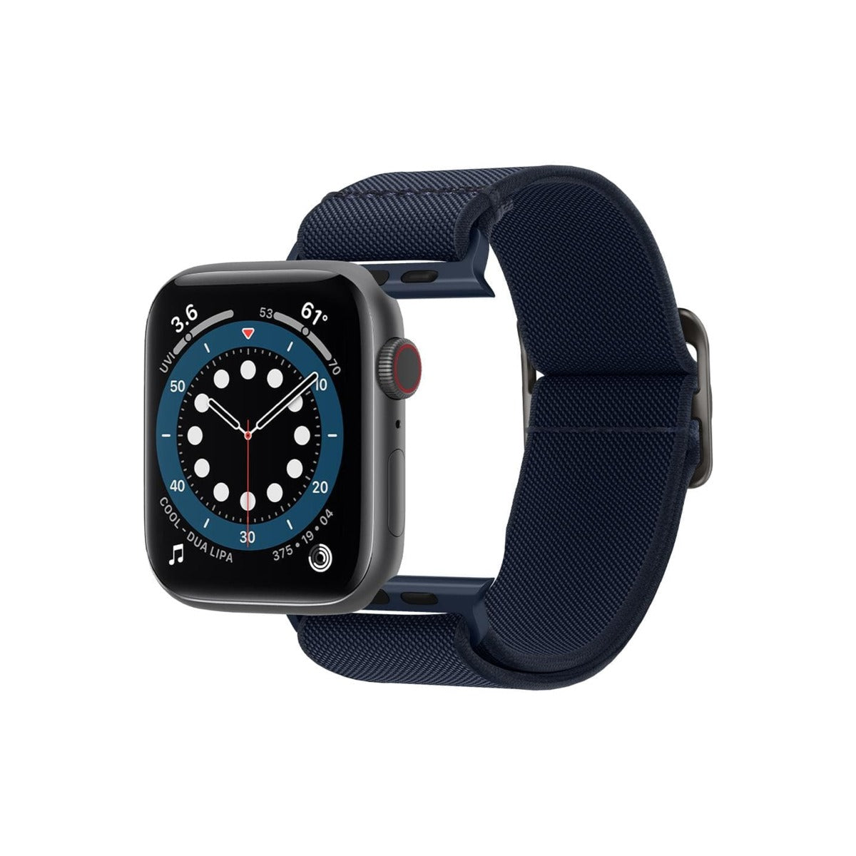 Řemínek pro Apple Watch 42/44/45/49mm Spigen Lite Fit - modrý - istyle.work