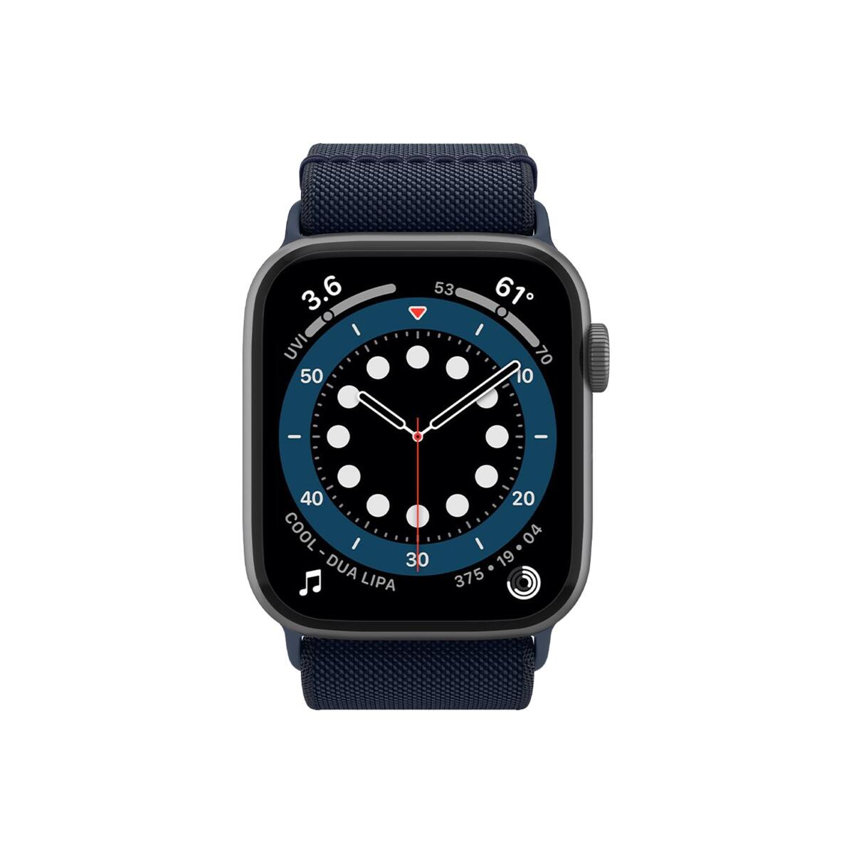 Řemínek pro Apple Watch 42/44/45/49mm Spigen Lite Fit - modrý - istyle.work