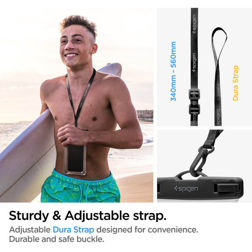 Vodotěsné plovoucí pouzdro Spigen Aqua Shield A610 - průhledné - istyle.work