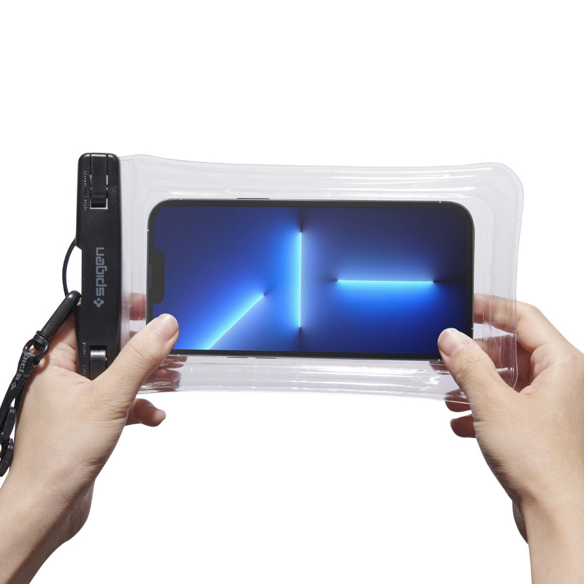 Vodotěsné plovoucí pouzdro Spigen Aqua Shield A610 - průhledné - istyle.work