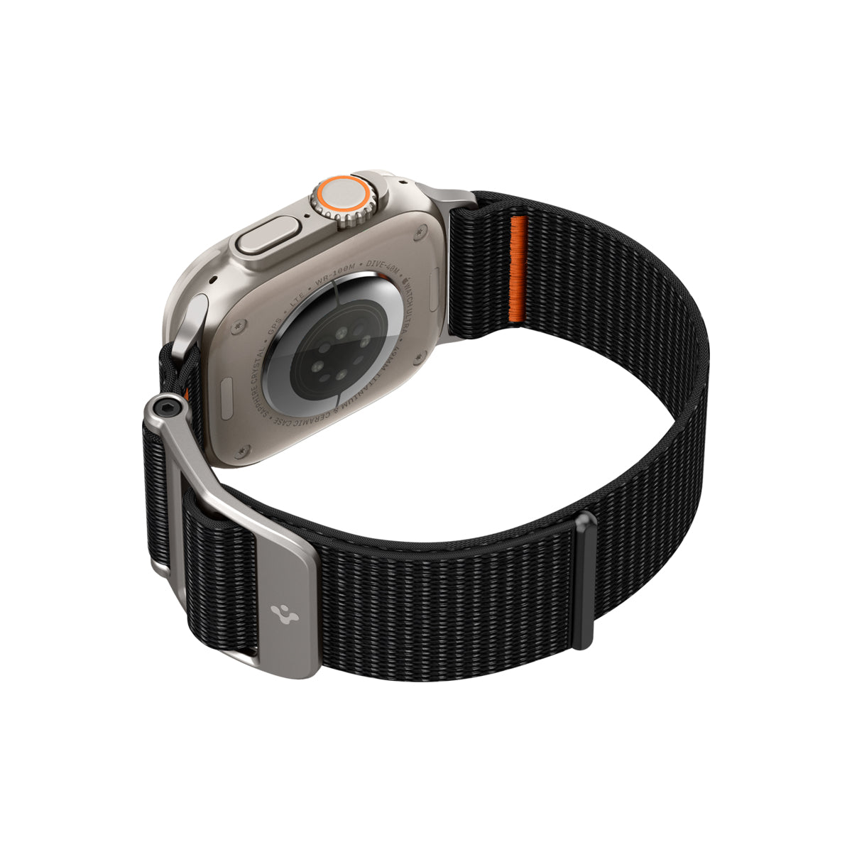 Řemínek pro Apple Watch 42/44/45/49 mm Spigen DuraPro Flex Ultra Band - černý - istyle.work