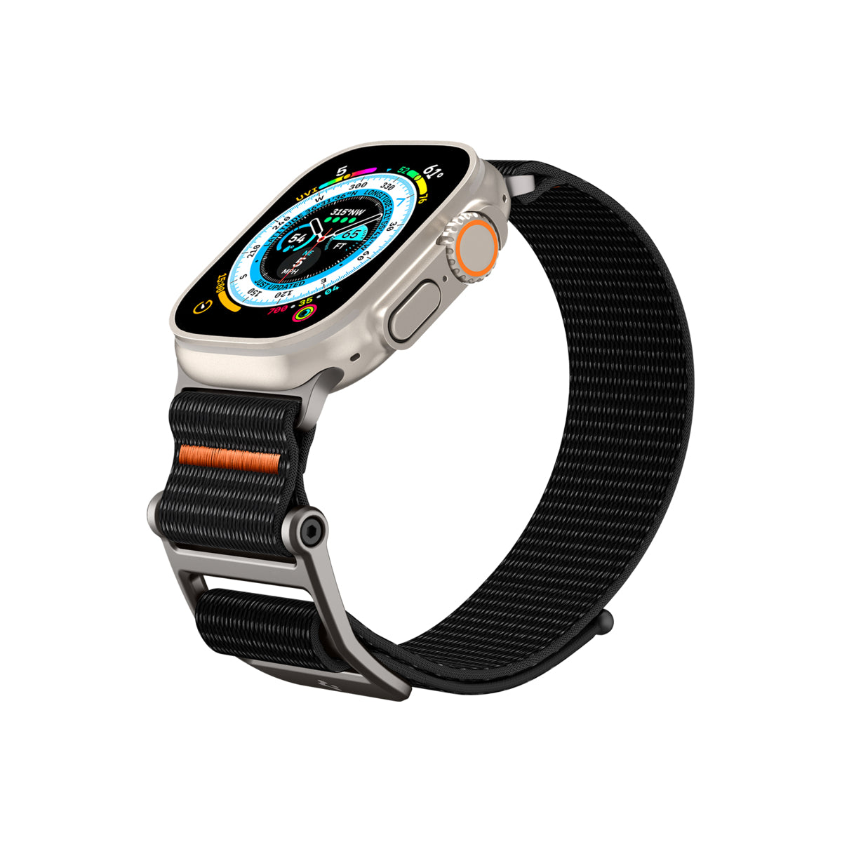 Řemínek pro Apple Watch 42/44/45/49 mm Spigen DuraPro Flex Ultra Band - černý - istyle.work