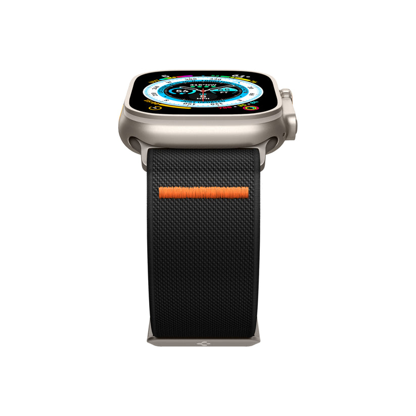 Řemínek pro Apple Watch 42/44/45/49mm Spigen Lite Fit Ultra - černý - istyle.work