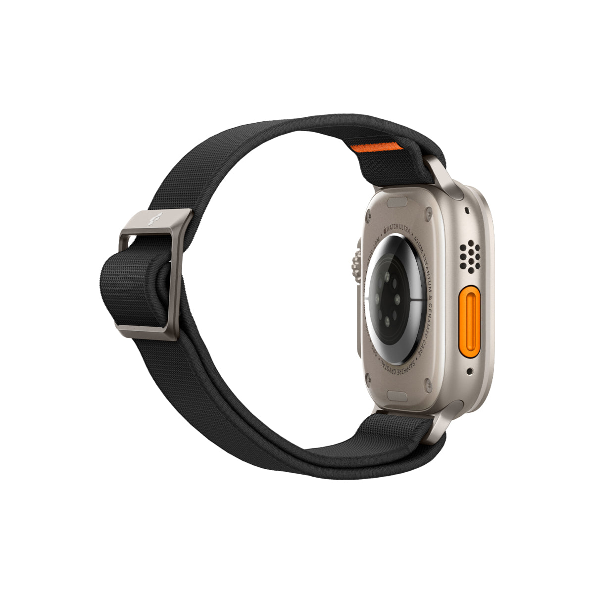 Řemínek pro Apple Watch 42/44/45/49mm Spigen Lite Fit Ultra - černý - istyle.work