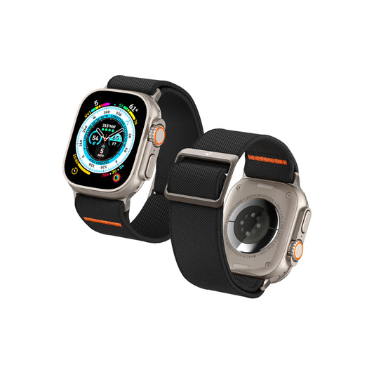Řemínek pro Apple Watch 42/44/45/49mm Spigen Lite Fit Ultra - černý - istyle.work