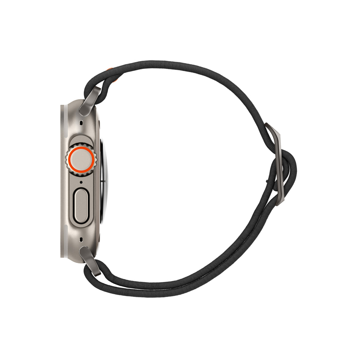 Řemínek pro Apple Watch 42/44/45/49mm Spigen Lite Fit Ultra - černý - istyle.work