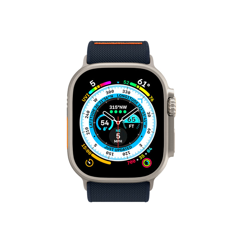 Řemínek pro Apple Watch 42/44/45/49mm Spigen Lite Fit Ultra - modrý - istyle.work