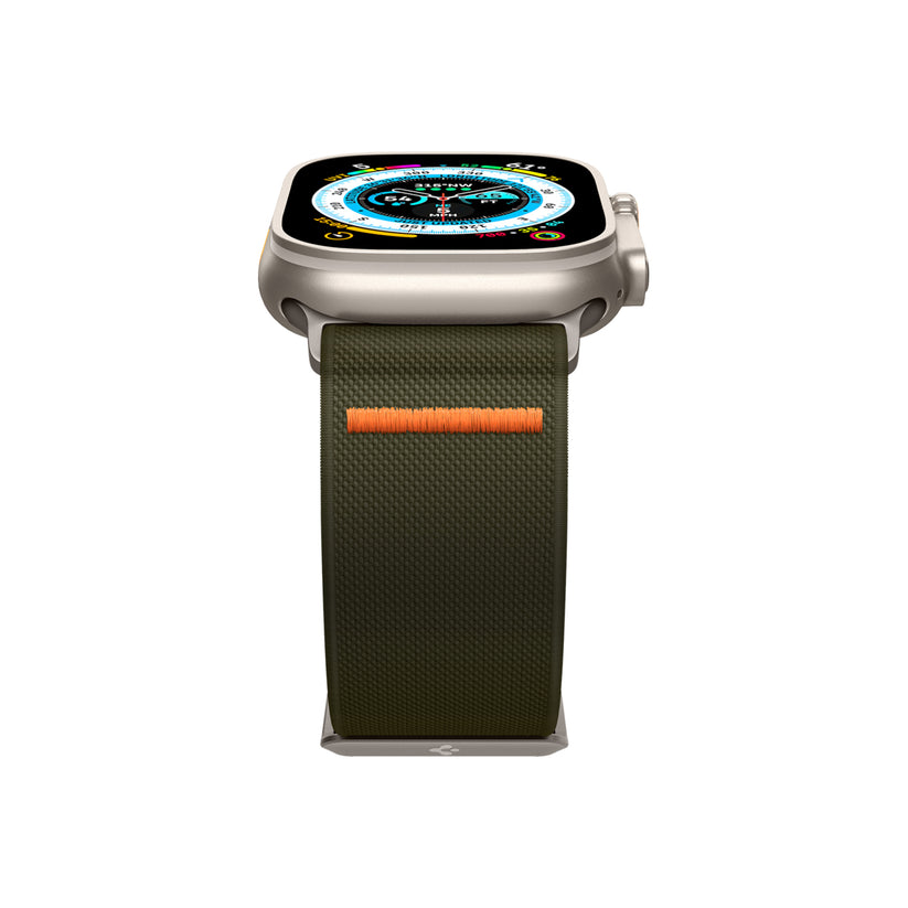 Řemínek pro Apple Watch 42/44/45/49mm Spigen Lite Fit Ultra - khaki - istyle.work