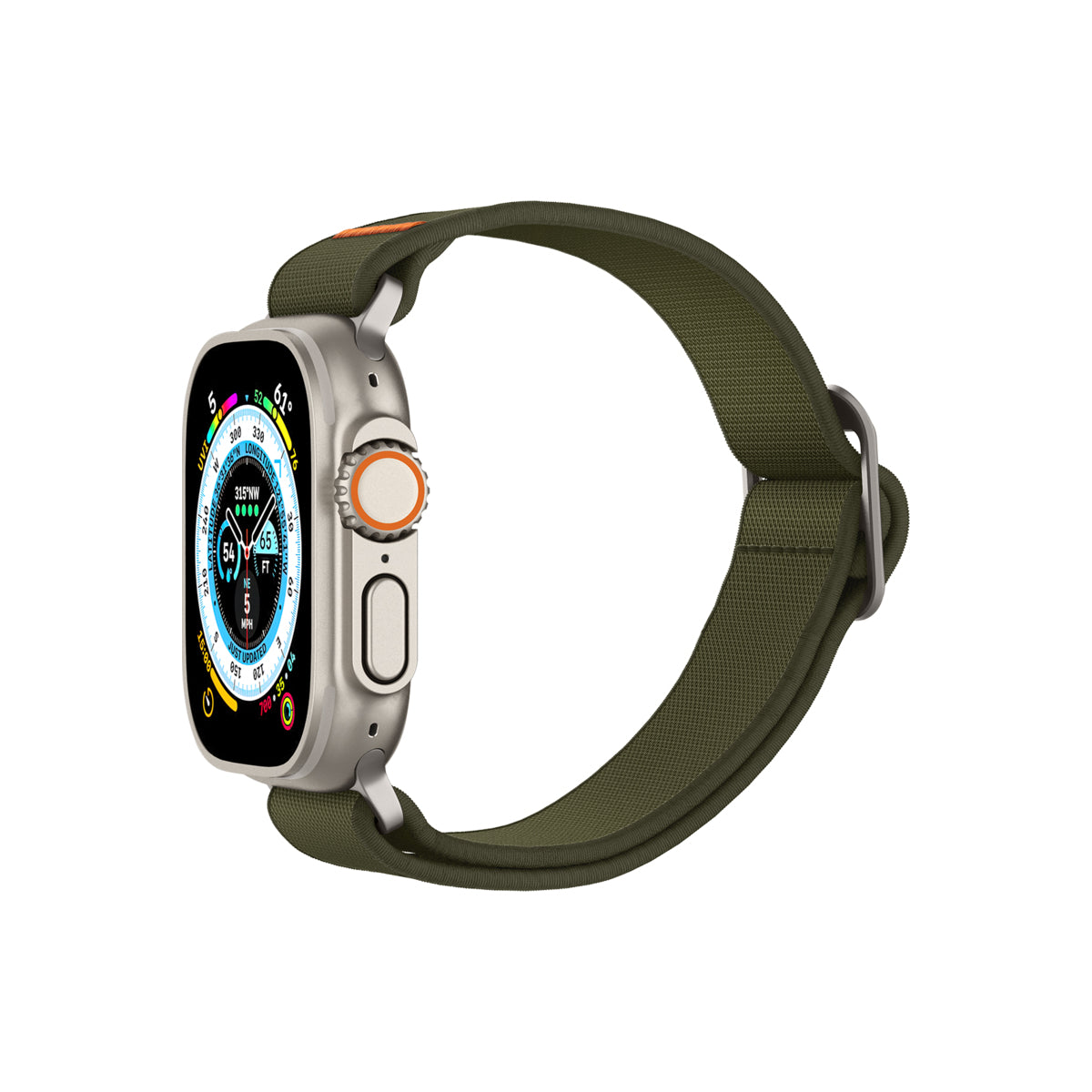 Řemínek pro Apple Watch 42/44/45/49mm Spigen Lite Fit Ultra - khaki - istyle.work