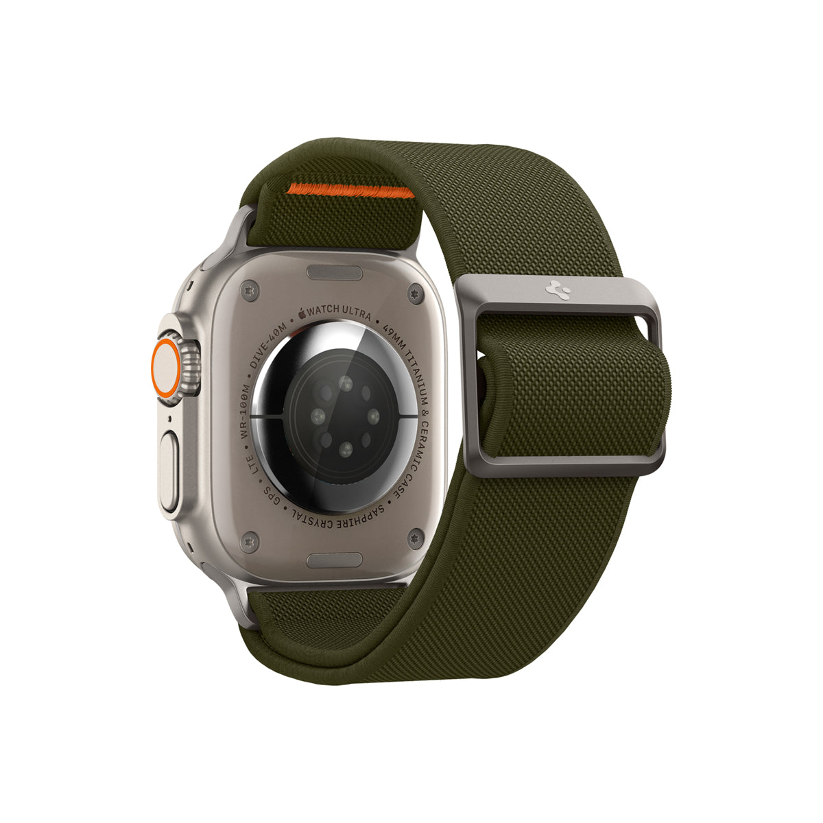 Řemínek pro Apple Watch 42/44/45/49mm Spigen Lite Fit Ultra - khaki - istyle.work