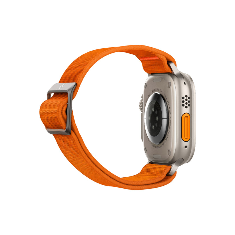 Řemínek pro Apple Watch 42/44/45/49mm Spigen Lite Fit Ultra - oranžový - istyle.work