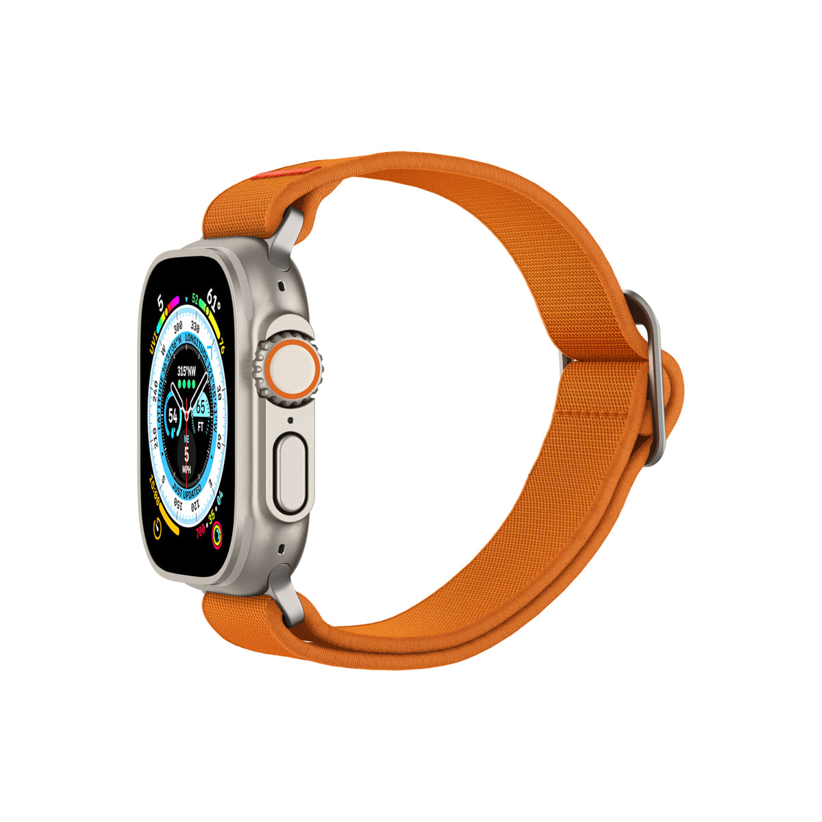 Řemínek pro Apple Watch 42/44/45/49mm Spigen Lite Fit Ultra - oranžový - istyle.work
