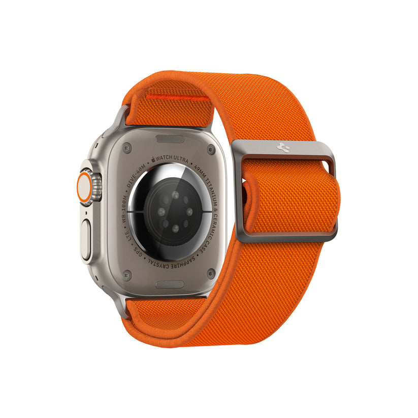 Řemínek pro Apple Watch 42/44/45/49mm Spigen Lite Fit Ultra - oranžový - istyle.work