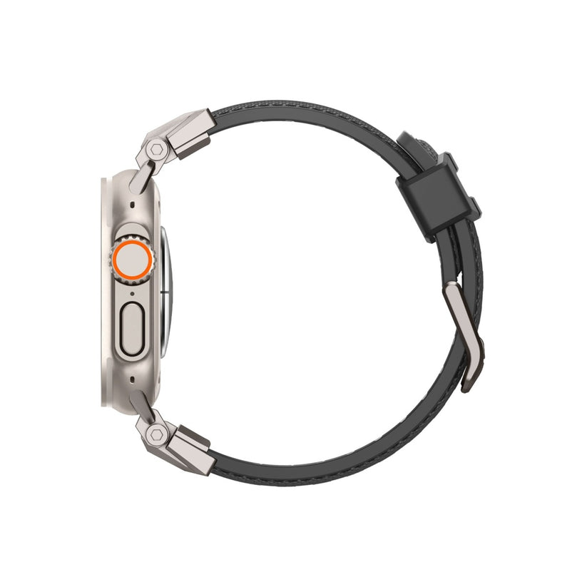 Řemínek pro Apple Watch 42/44/45/49 mm Spigen Dura Pro Armor Band - černý - istyle.work