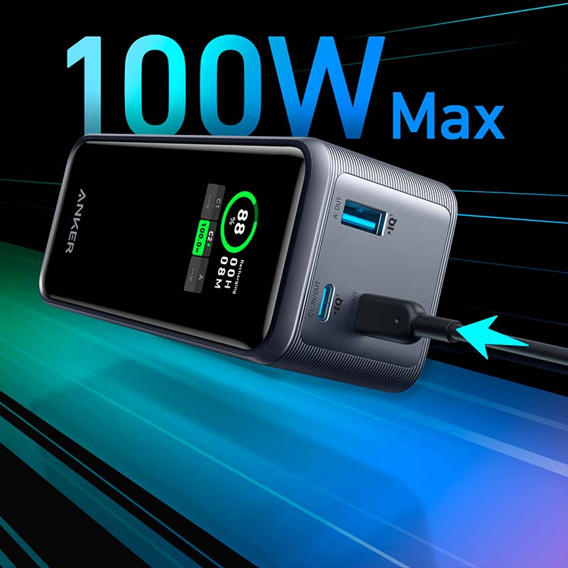 200W powerbanka Anker Prime 20 000 mAh - istyle.work