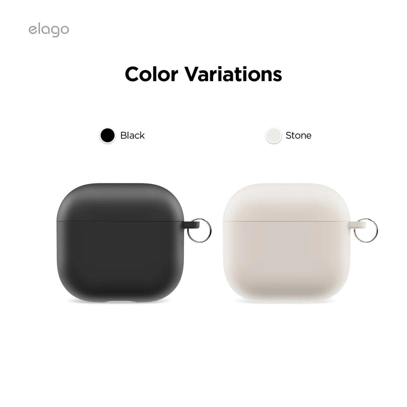 Závěsné pouzdro pro AirPods 4 Elago Hybrid Hang Case - černé - istyle.work