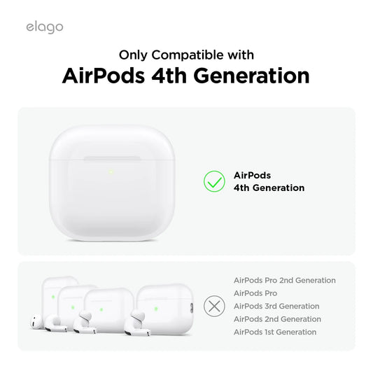 Závěsné pouzdro pro AirPods 4 Elago Hybrid Hang Case - šedé - istyle.work