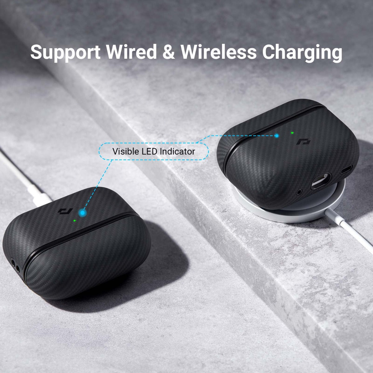 Kryt na AirPods Pro Pitaka MagEZ 2 - černý - istyle.work