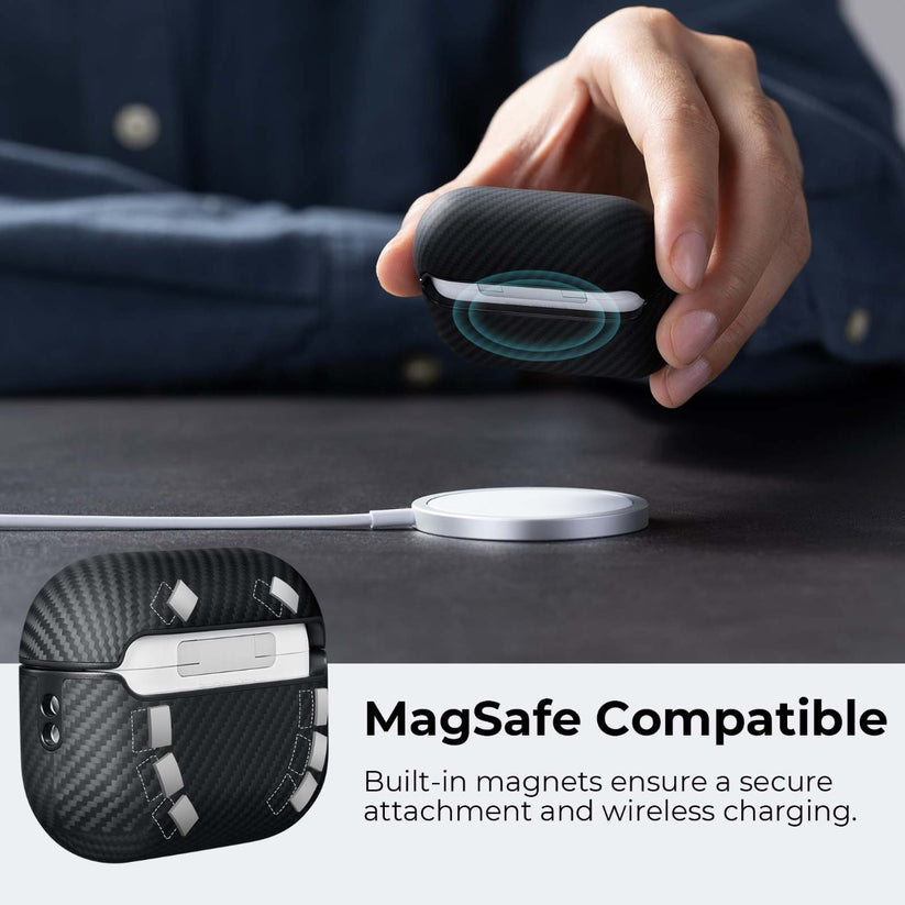 Kryt na AirPods Pro Pitaka MagEZ 2 - černý - istyle.work