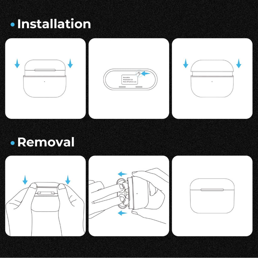 Kryt na AirPods Pro Pitaka MagEZ 2 - černý - istyle.work