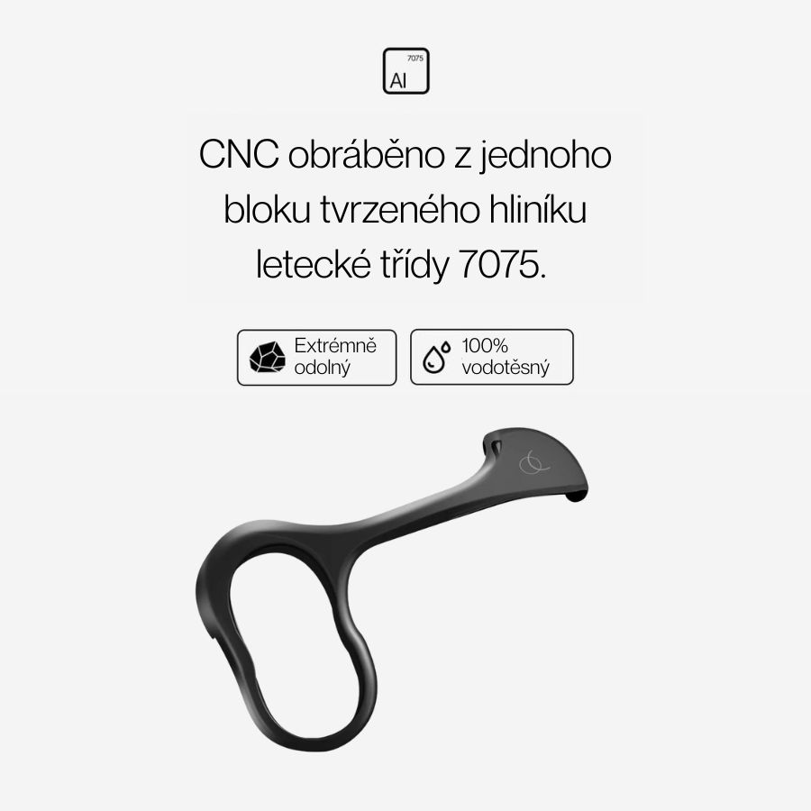 Ochranný rám pro iPhone 16 Arc Pulse - matně černý