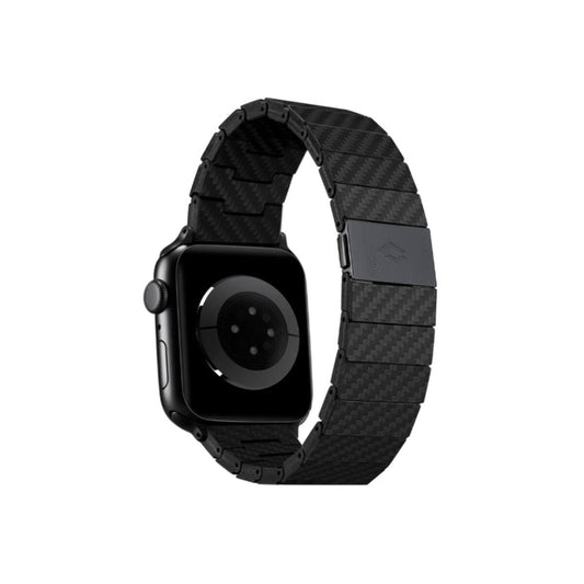 Řemínek pro Apple Watch 42/44/45/49mm Pitaka Carbon Fiber - tmavý - istyle.work