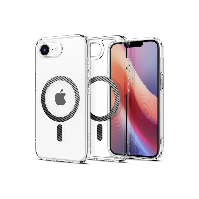 MagSafe kryt pro iPhone 16e Spigen Ultra Hybrid - průhledný karbon - istyle.work