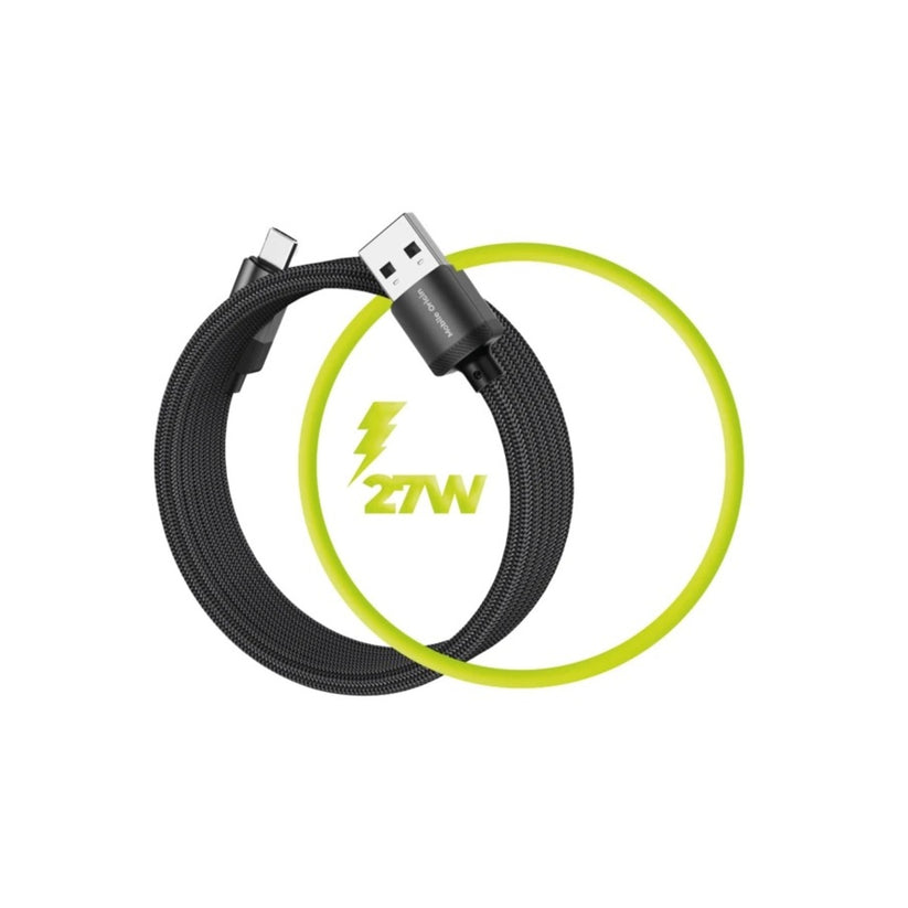 Magnetický 27W nabíjecí kabel Mobile Origin Original Cable USB-A / USB-C 1m - černý - istyle.work