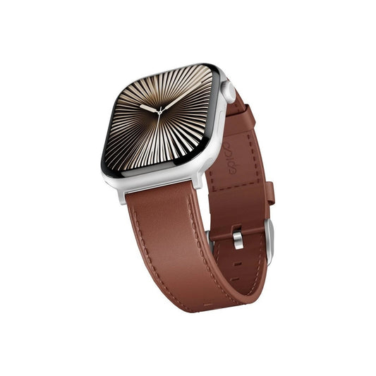 Kožený řemínek pro Apple Watch 42/44/45/49 mm Epico Watch Strap Leather - hnědý