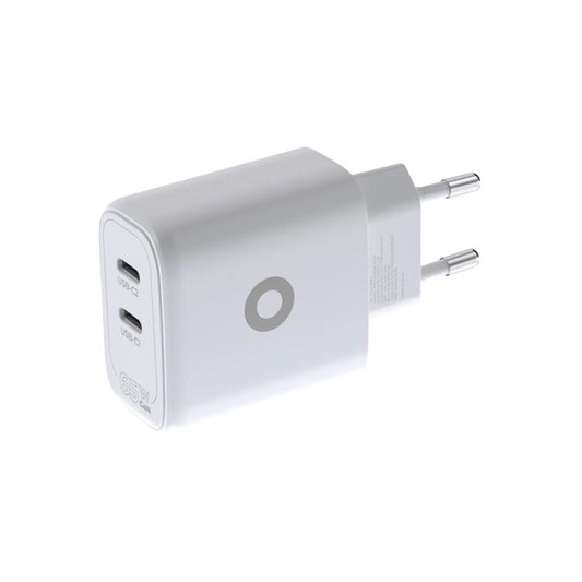 65W adaptér Mobile Origin GaN Dual USB-C Charger MO19 - bílý - istyle.work