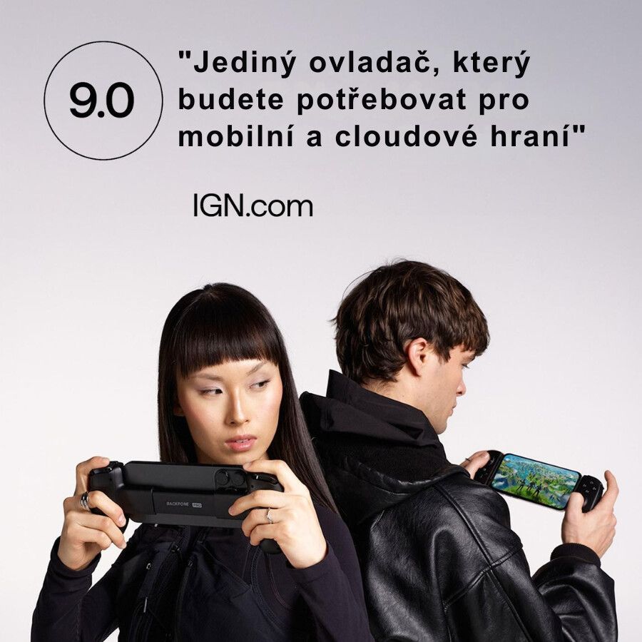 Herní ovladač Backbone Pro pro USB-C - černý