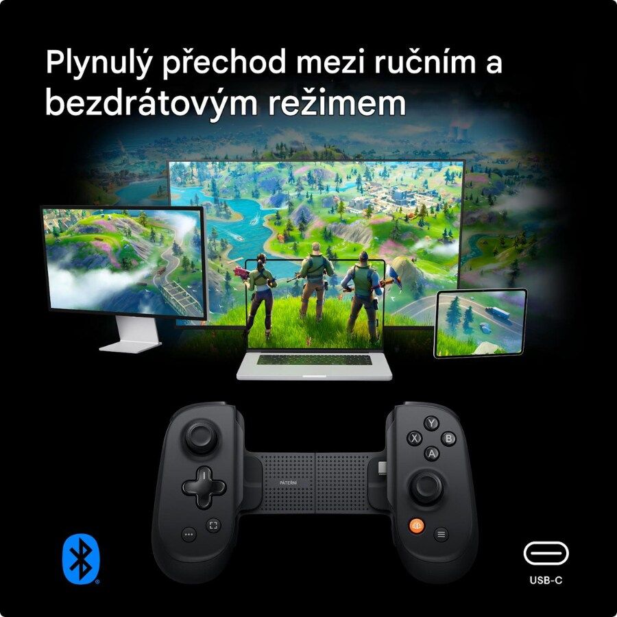 Herní ovladač Backbone Pro pro USB-C - černý