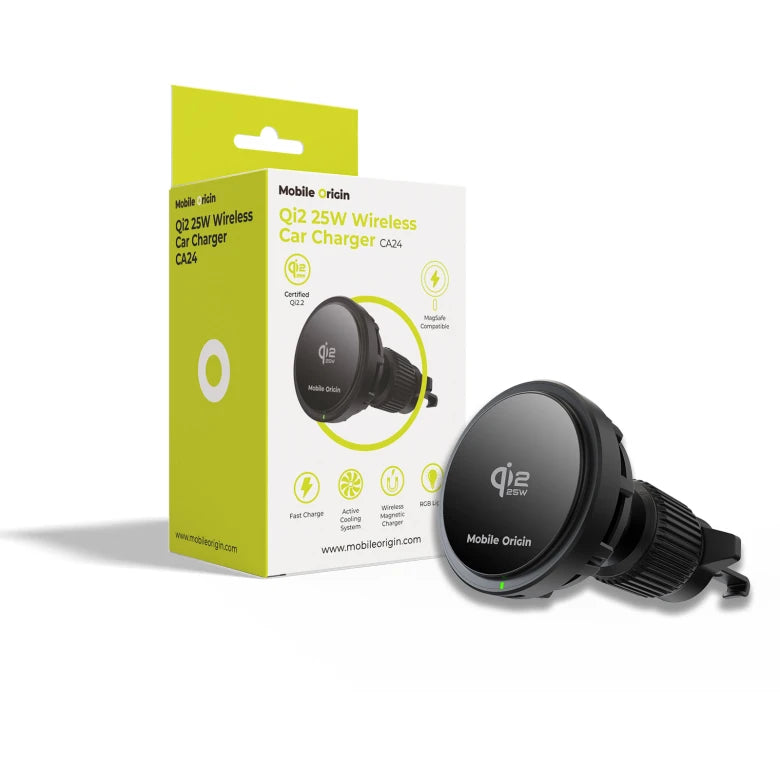 Bezdrátová autonabíječka Qi2 25W Mobile Origin CA24