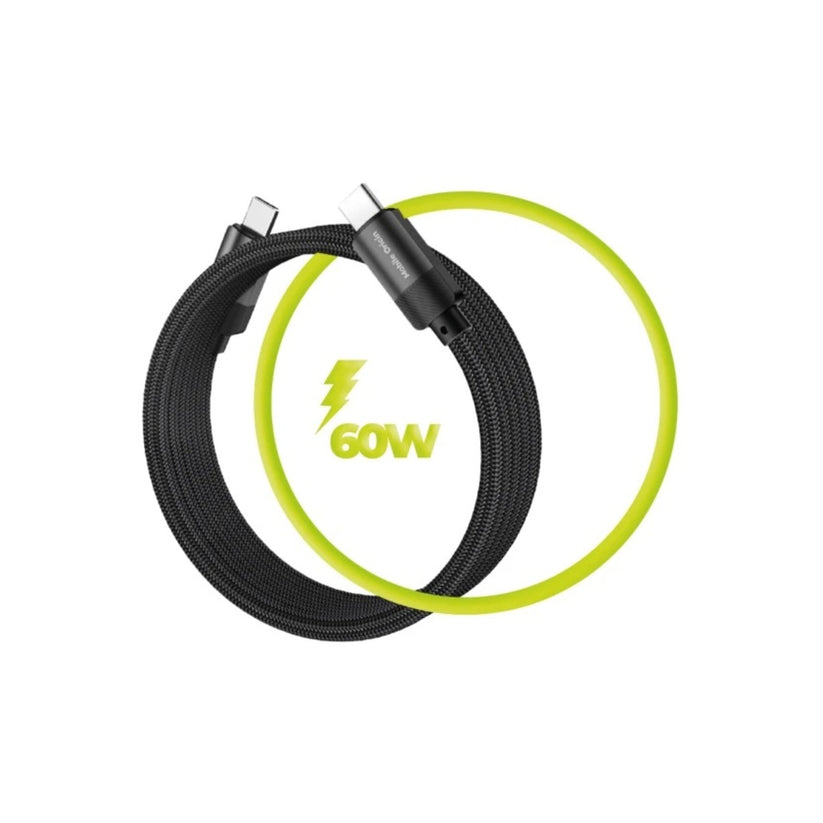 Magnetický 27W nabíjecí kabel Mobile Origin Original Cable USB-C / USB-C 1m - černý - istyle.work