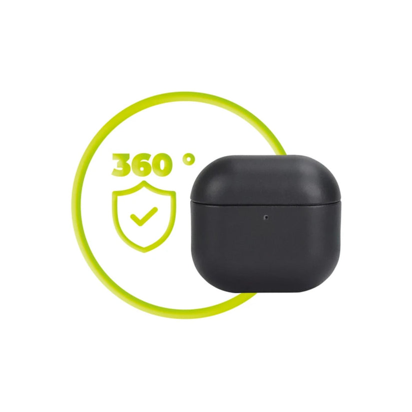 Kožené pouzdro pro AirPods 4 Mobile Origin Leather Case - černé