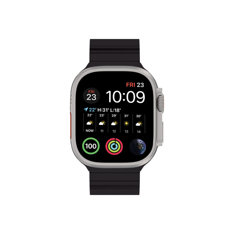 Titanový řemínek pro Apple Watch Ultra Mobile Origin Titanium - černý - istyle.work