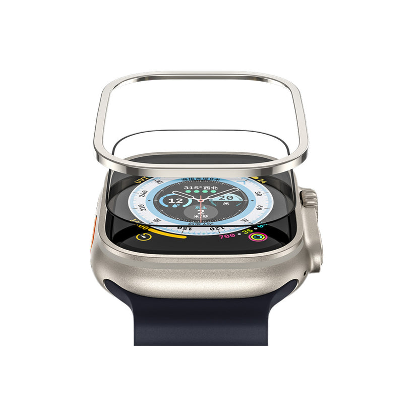 Safírové sklo s titanovým rámem pro Apple Watch Ultra Blueo - istyle.work