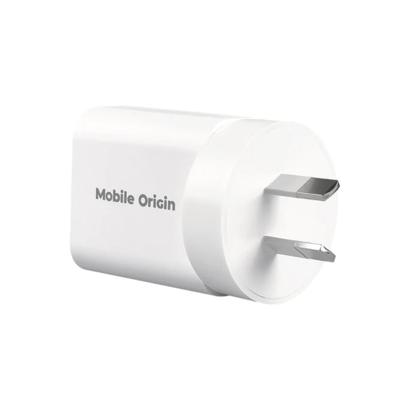 30W univerzální cestovní adaptér Mobile Origin GaN MO14 - bílý - istyle.work