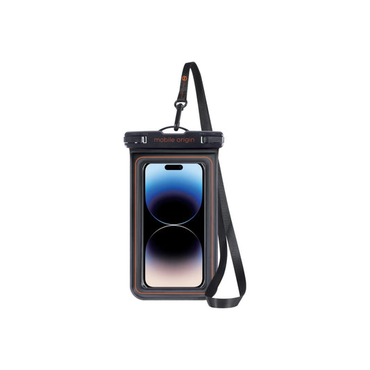 Vodotěsný plovoucí kryt Mobile Origin 6,8" - černý / oranžový - istyle.work
