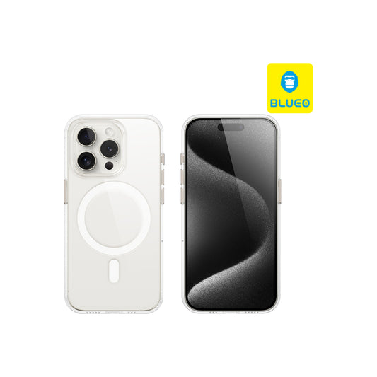 MagSafe kryt na iPhone 16 Blueo Crystal Pro Drop Case - průhledný - istyle.work
