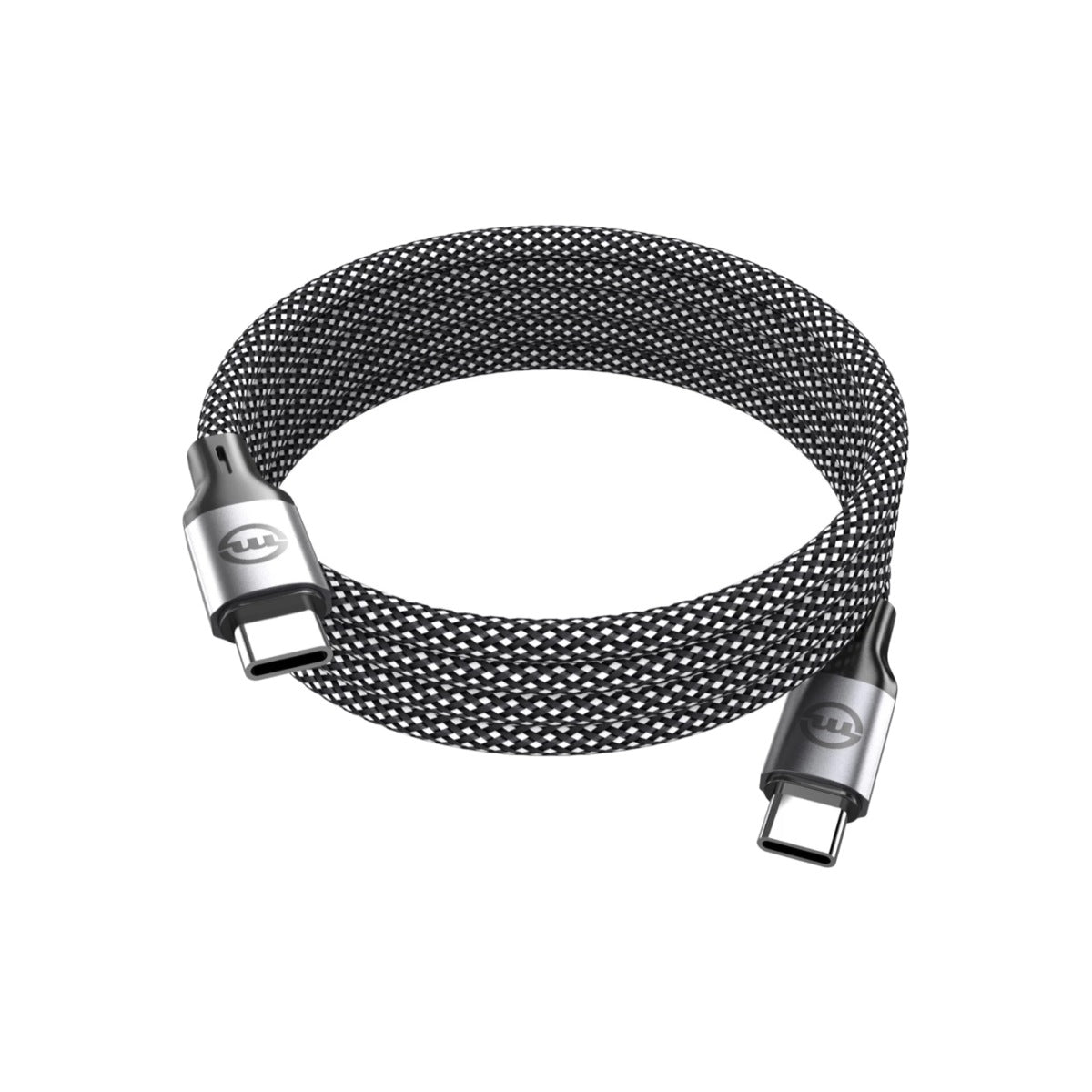 Magnetický kabel USB-C na USB-C Mobile Origin 1m - černý - istyle.work