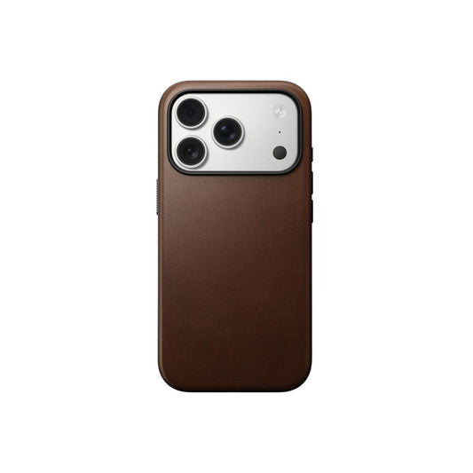 Kryt pro iPhone 17 Pro Max Nomad Modern Leather Case - hnědý